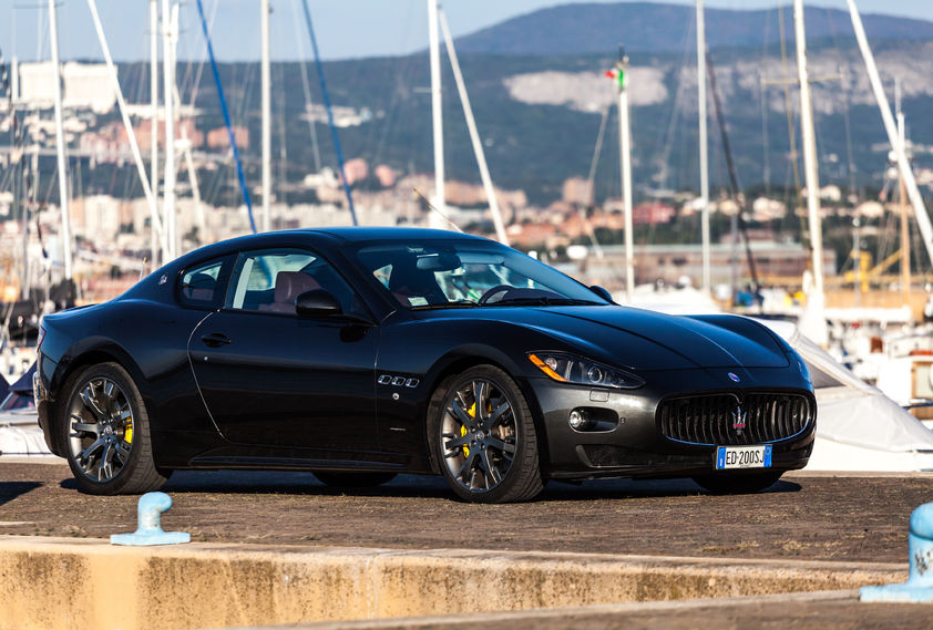 53943966 - muggia, italy march 16, 2013: photo of a maserati granturismo s. the maserati granturismo is a two-door, four-seat coupÃÂ © produced by the italian car manufacturer maserati.